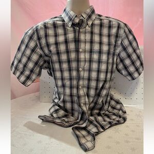 Ariat Pro Series Fitted Plaid Button Up Short Sleeve Shirt